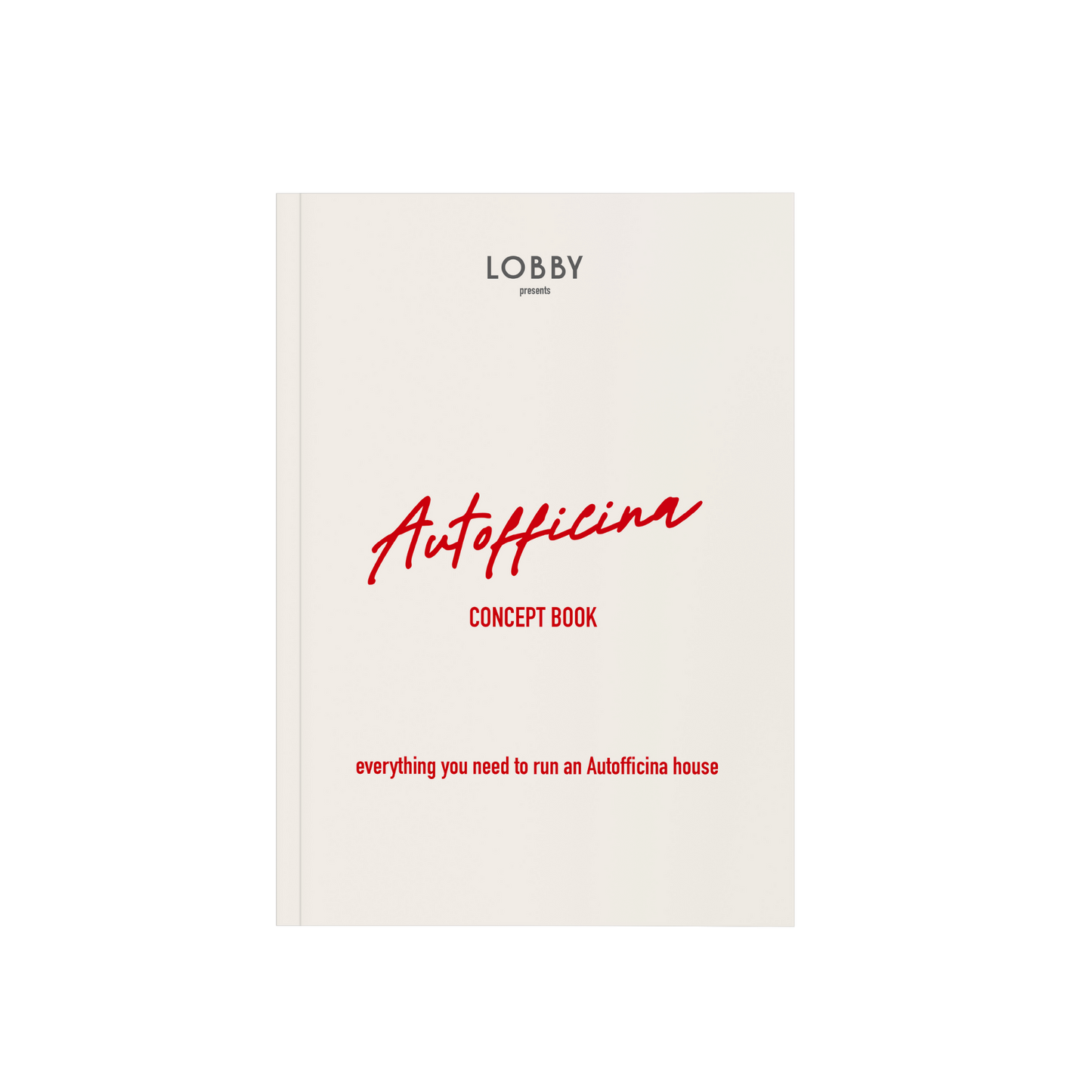 LOBBY CONCEPT BOOK - Autofficina