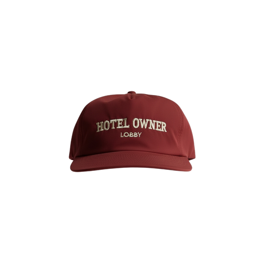 Hotel Owner Cap in red