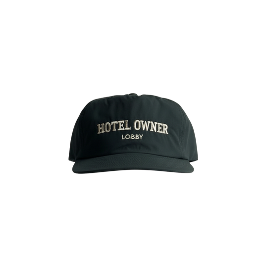 Hotel Owner Cap in classic black